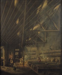 Timber Yard, Finsbury, 1825